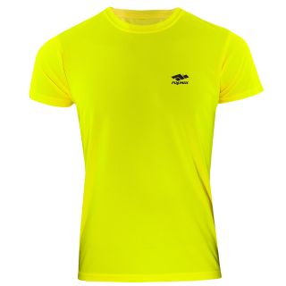 Полиестерна мъжка тениска F 311 жълт електрик - 2XL