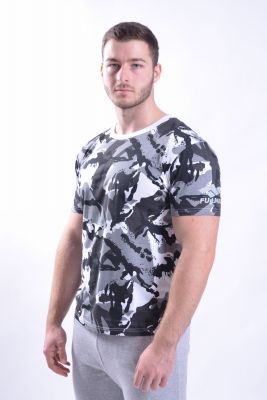 М.тениска F293 черен камуфлаж - 2XL