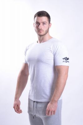 М.тениска F 293 св. сив - 2XL