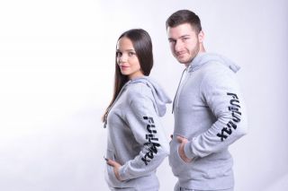 Суитшърт F 289 св. сив - 2XL