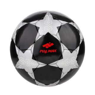 Топка FOOTBALL черен/червен