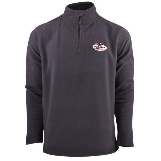 Полар с 1/2 цип F 228 Сив 2XL