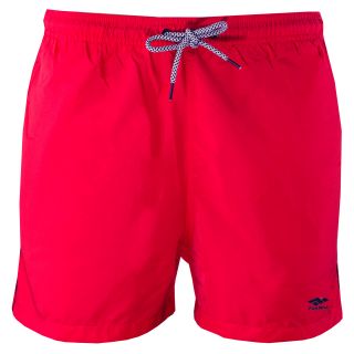 Мъжки шорти с кант F 337 червен - 2XL